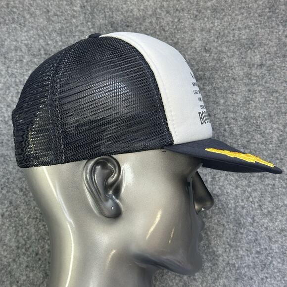 VTG Otto SnapBack Hat/Cap OSFA Funny “WANTED” Boone’s Welding Rough Neck Trucker - Picture 4 of 7